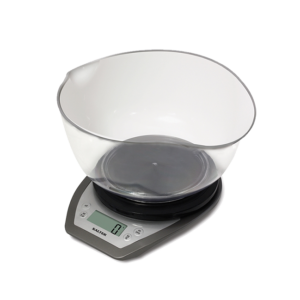 Salter Electric Kitchen Scales + Bowl Silver