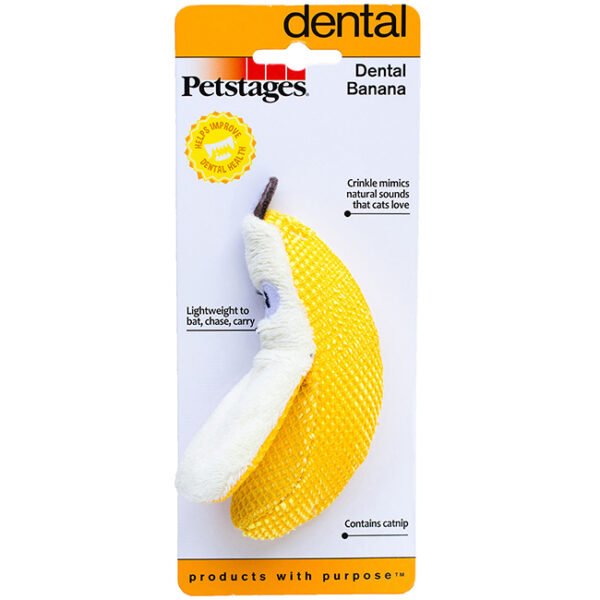 Petstages Dental Banana Cat Toy