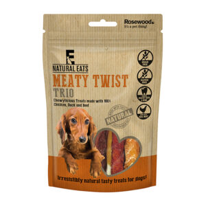 Rosewood Natural Eats Meaty Twist Trio 90g