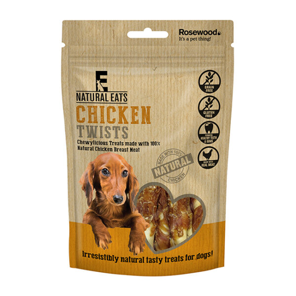 Rosewood Natural Eats Chicken Twists 80g