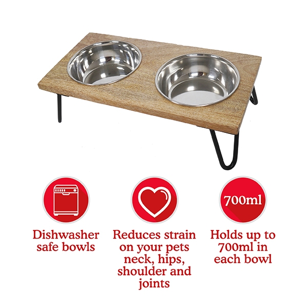 Rosewood - Wooden Double Diner - 700ml