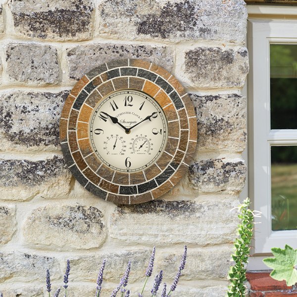 Smart Garden - Stonegate Mosaic Clock + Thermometer
