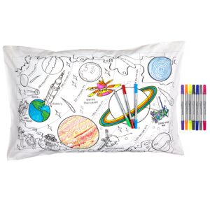 Eatsleepdoodle - Space explorer pillowcase