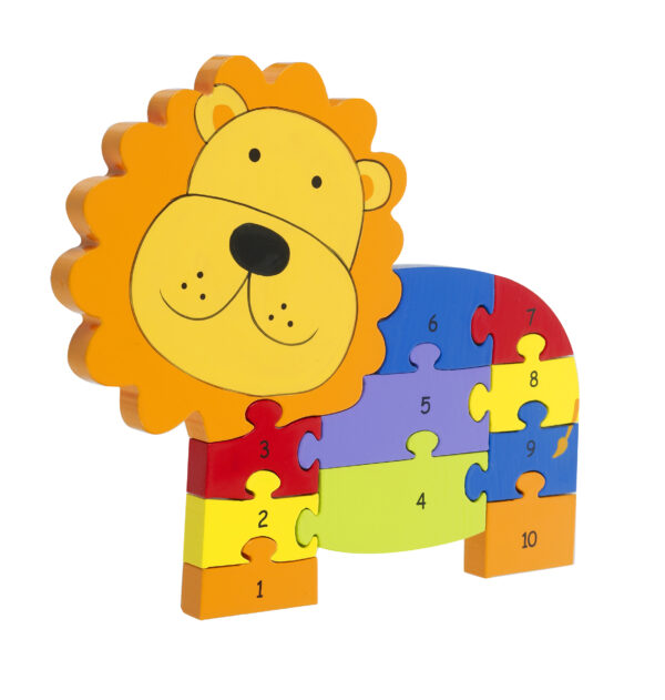 Orange Tree Toys - Lion Number Puzzle